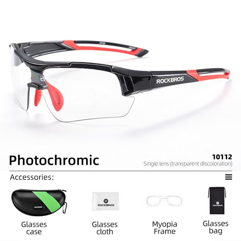 ROCKBROS Cycling Glasses Polarized Photochromic Lens Bike Sunglasses Men  Women Glasses Eyewear Sports MTB Road Cycling Goggles